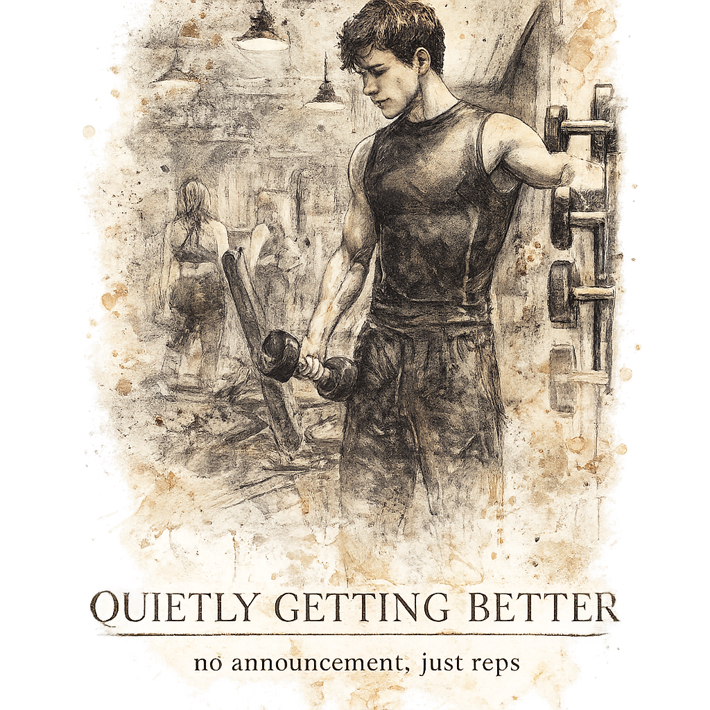 QUIETLY GETTING BETTER — Decayed Luxury streetwear print