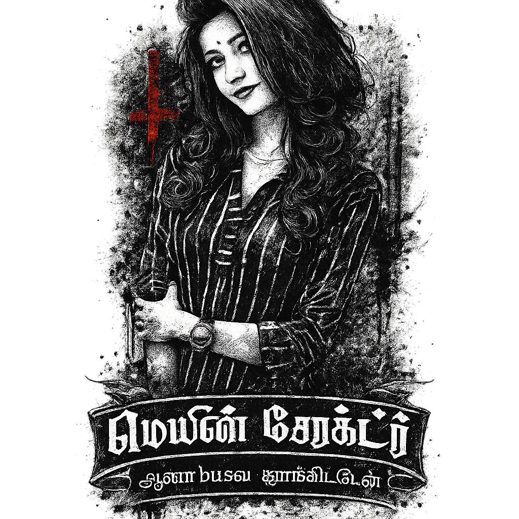 மெயின் கேரக்டர் — Dark Ink streetwear print