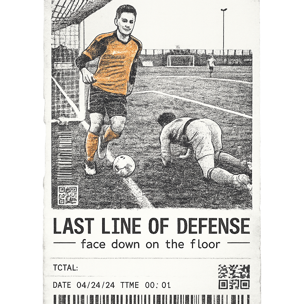 LAST LINE OF DEFENSE — Thermal Print streetwear print