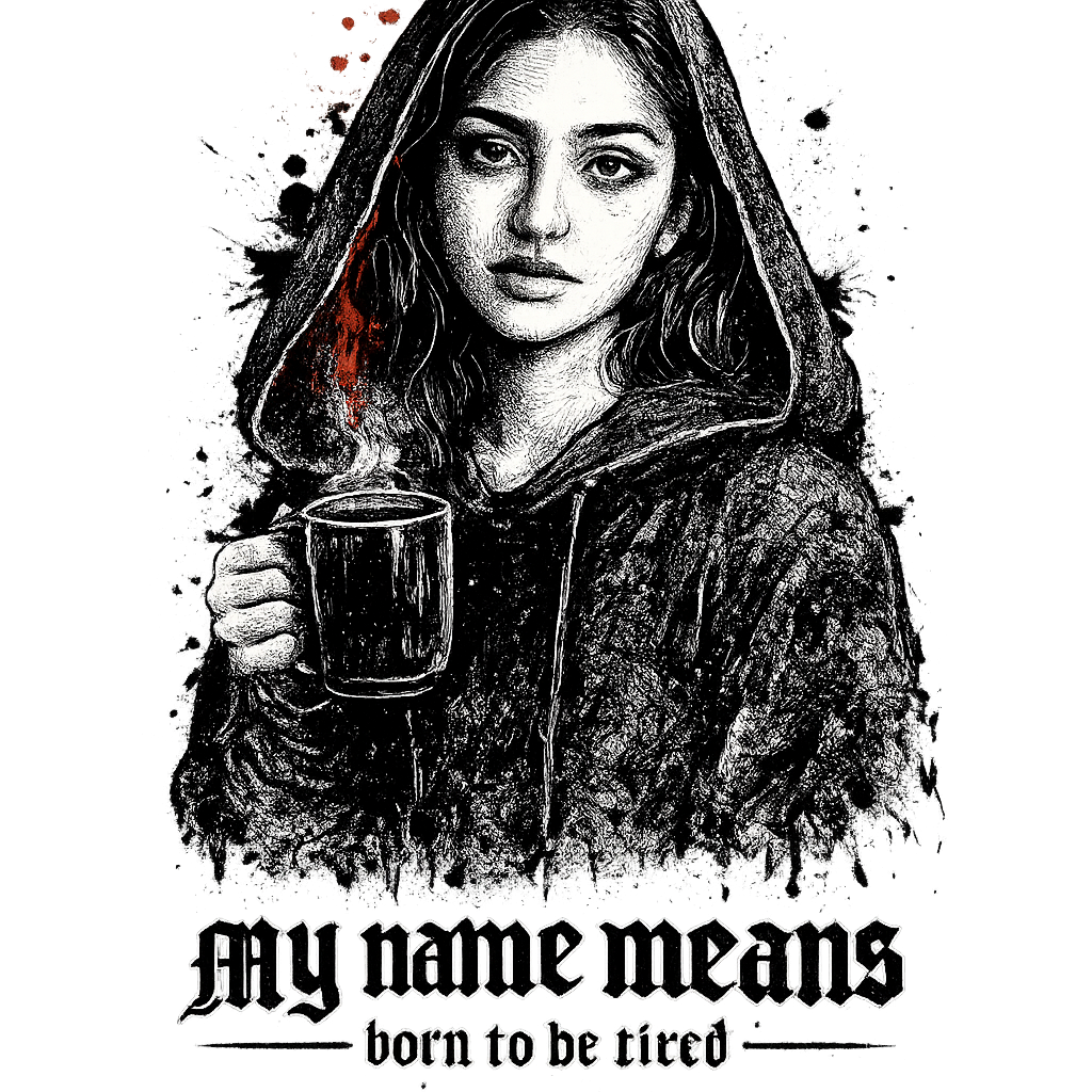 MY NAME MEANS — Dark Ink streetwear print