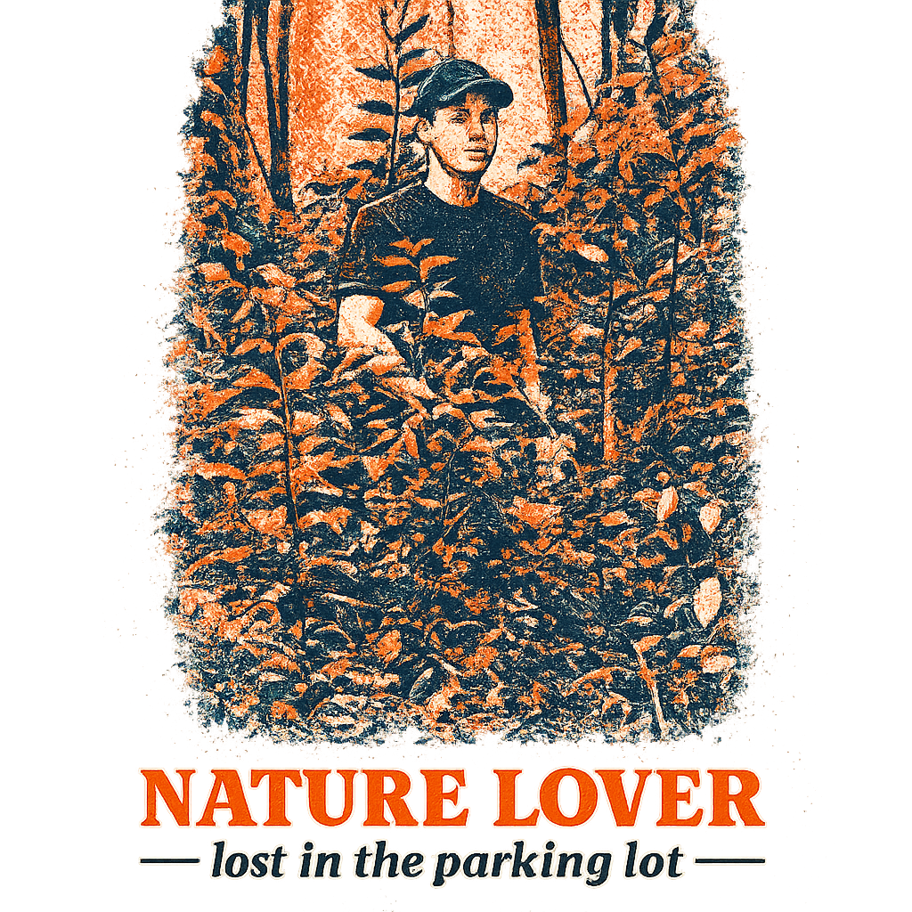 NATURE LOVER — Retro Halftone streetwear print