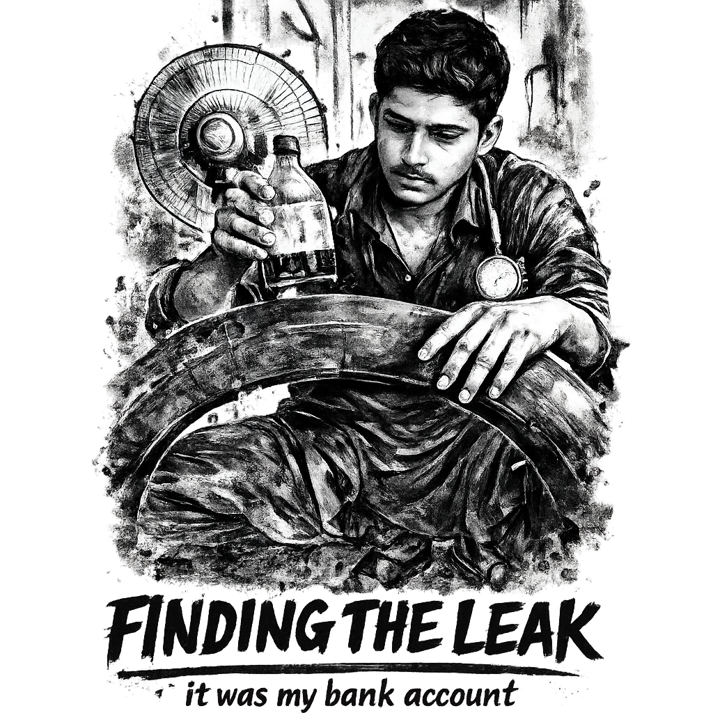 FINDING THE LEAK — Mono Ink streetwear print
