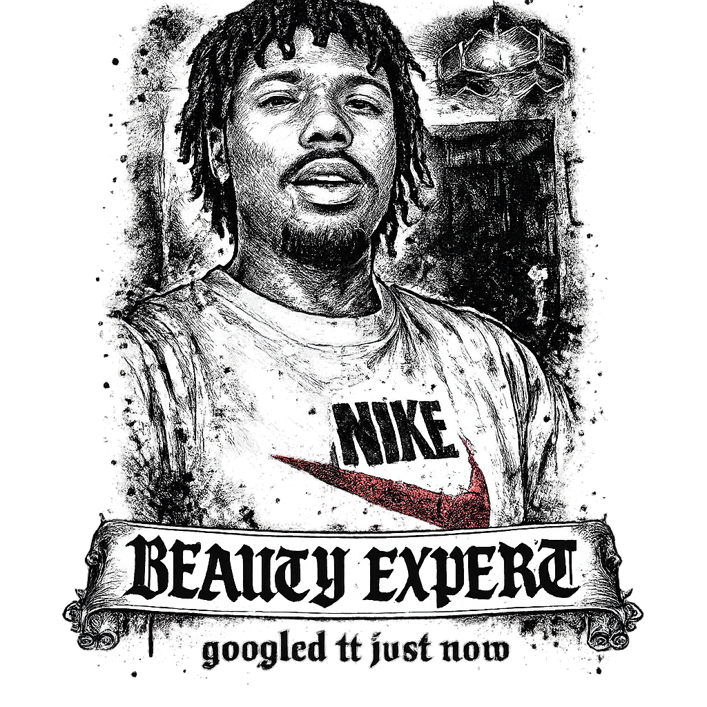 BEAUTY EXPERT — Dark Ink streetwear print